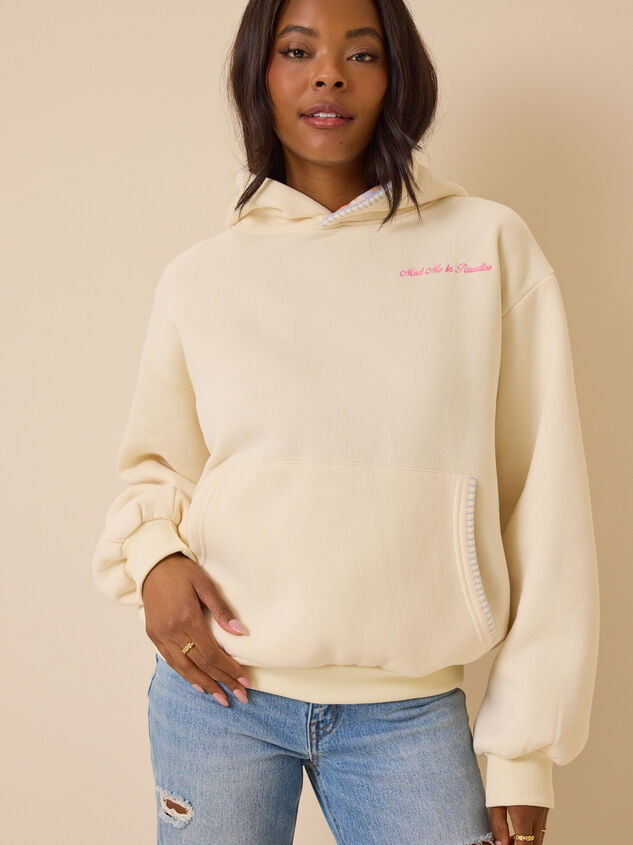 Meet Me In Paradise Hoodie Detail 4 - AS Kids
