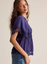 Evanelle Lace Babydoll Top Detail 5 - AS Kids