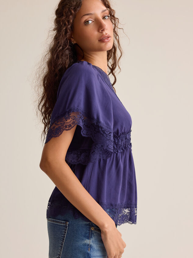 Evanelle Lace Babydoll Top Detail 5 - AS Kids