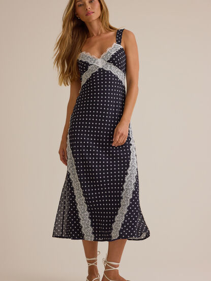 Chelsea Lace Trim Midi Dress - AS Kids