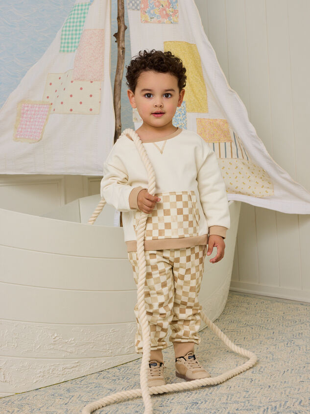 Vance Checkered Sweatshirt - ALTAR'D STATE KIDS