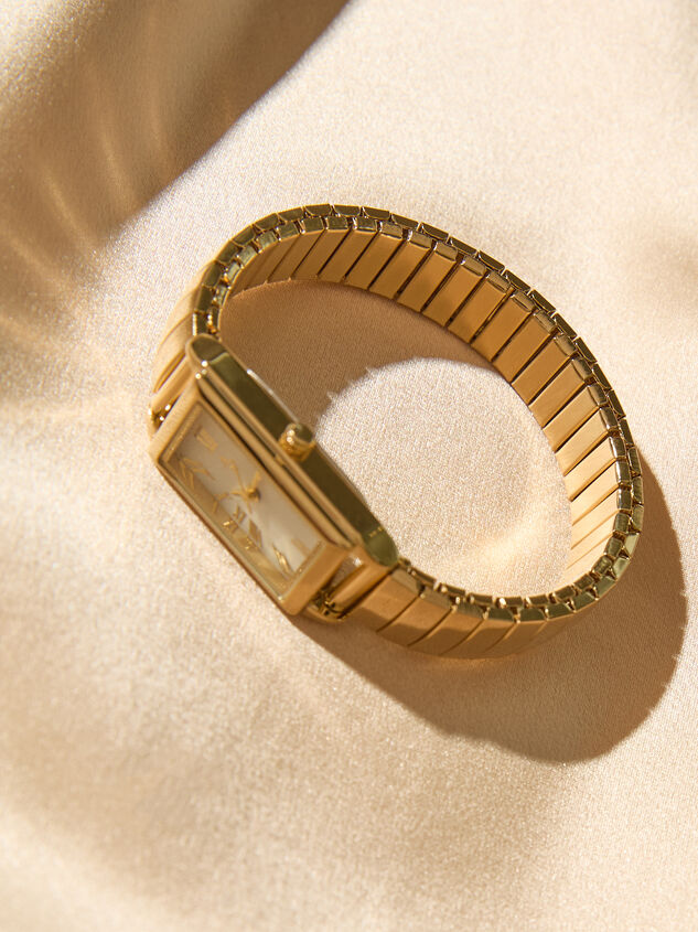 Radiant Gold Stretch Watch Detail 2 - ALTAR'D STATE KIDS