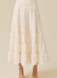 Primrose Tiered Floral Midi Skirt Detail 3 - ALTAR'D STATE KIDS