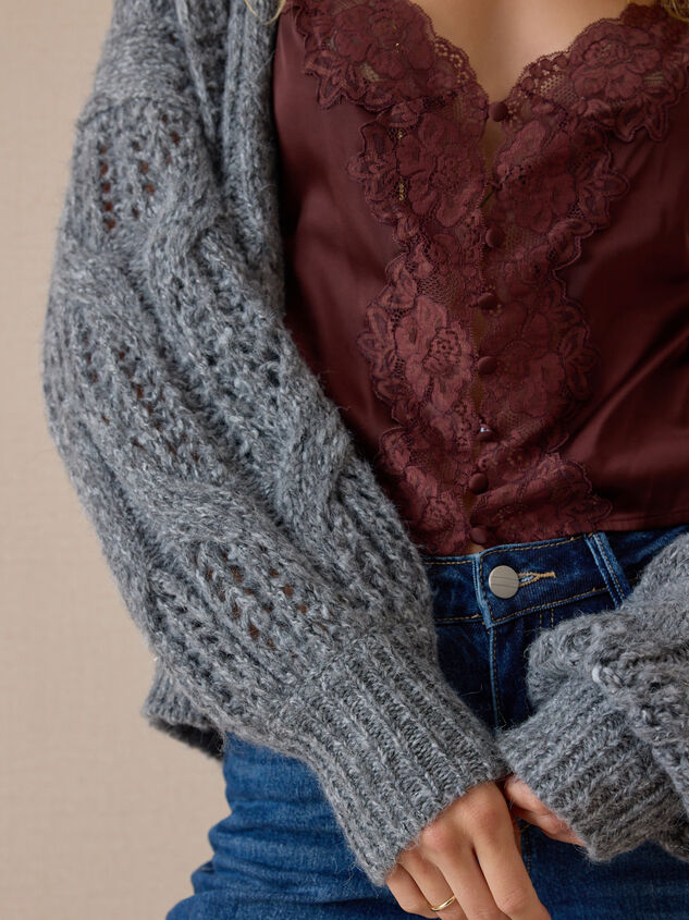 Bette Knit Cardigan Detail 4 - AS Kids