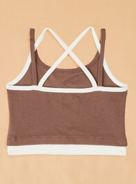 Sami Solid Rib Double Layer Tank Detail 3 - AS Kids