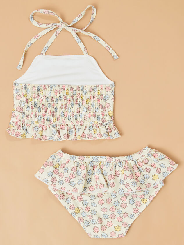 Sarah Floral Toddler Two Piece Swimsuit Detail 3 - ALTAR'D STATE KIDS