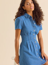 Zoe Denim Mini Dress Detail 3 - ALTAR'D STATE KIDS