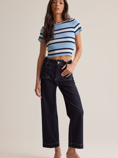 Tate Stripe Sweater Top - AS Kids