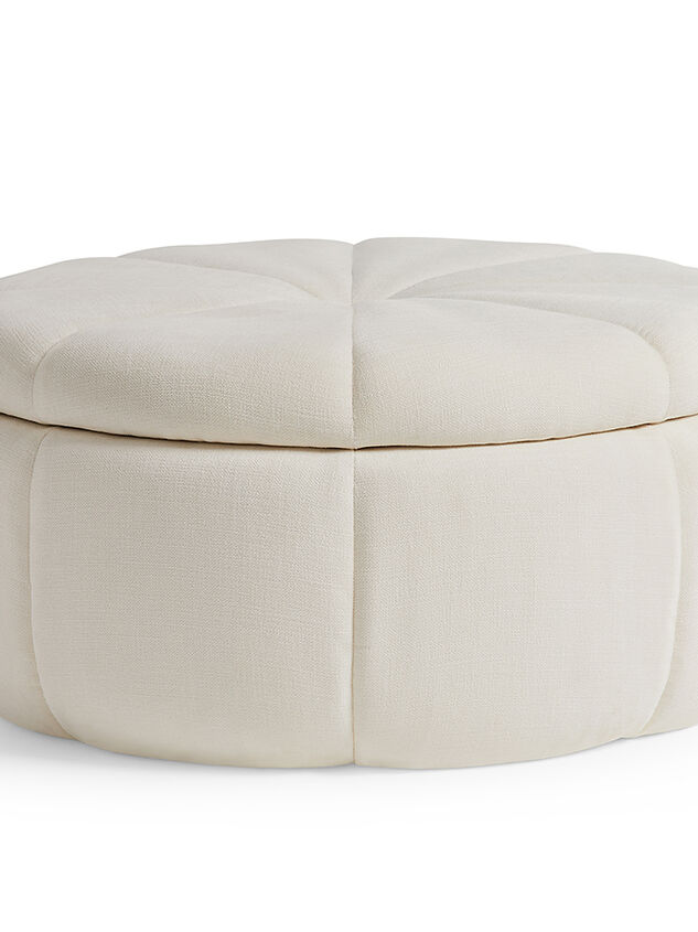 Bianca Upholstered Storage Ottoman - ALTAR'D STATE KIDS