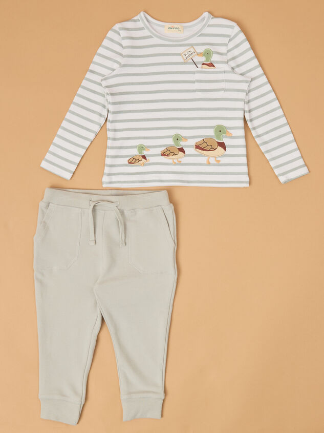 Mallard Duck Stripe Lounge Set - AS Kids