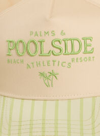 Palms & Poolside Trucker Hat Detail 2 - ALTAR'D STATE KIDS