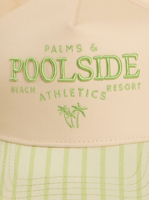 Palms & Poolside Trucker Hat Detail 2 - ALTAR'D STATE KIDS