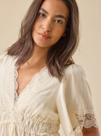 Evanelle Lace Babydoll Top Detail 3 - ALTAR'D STATE KIDS