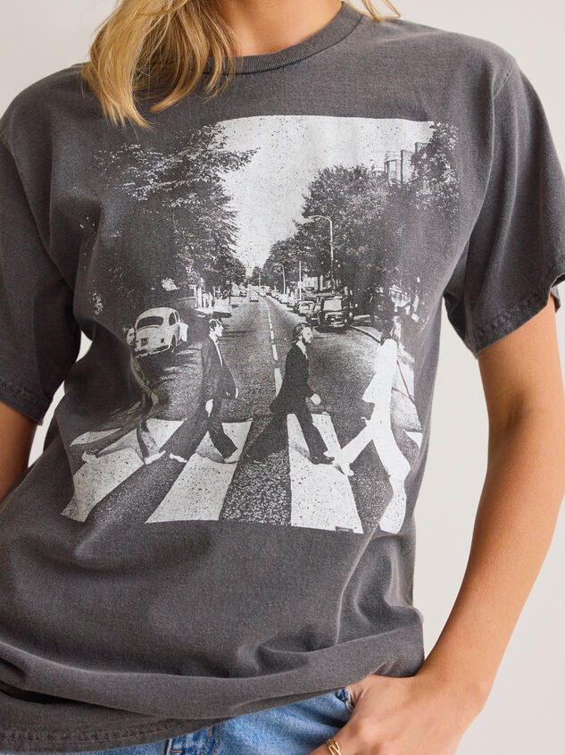 Abbey Road Beetles Oversized Tee Detail 4 - AS Kids