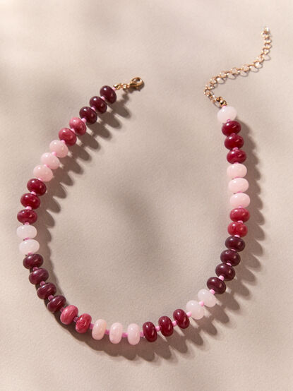 Chloe Multi Colored Beaded Choker - AS Kids