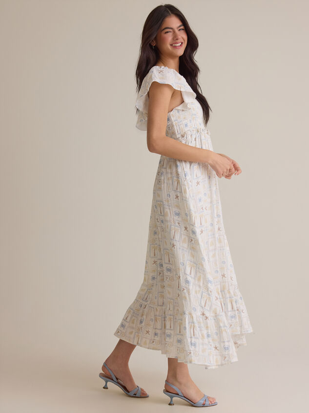 Beach Patchwork Mama Dress Detail 3 - ALTAR'D STATE KIDS