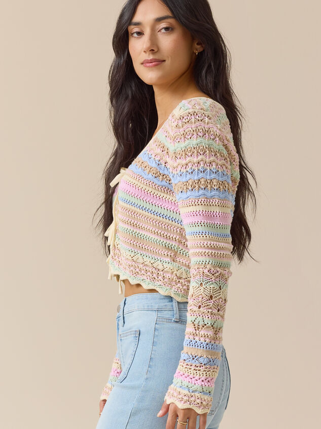 Byrdie Striped Crochet Top Detail 3 - ALTAR'D STATE KIDS