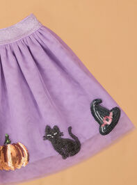 Shimmering Spookies Tutu Detail 3 - AS Kids