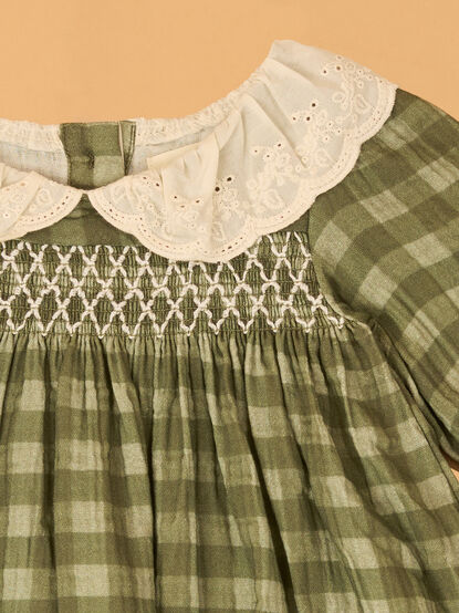 Haven Peter Pan Gingham Toddler Dress - AS Kids