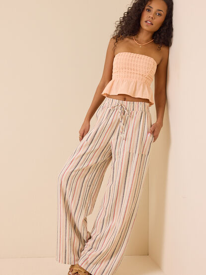 Rylen Stripe Linen Pant - ALTAR'D STATE KIDS