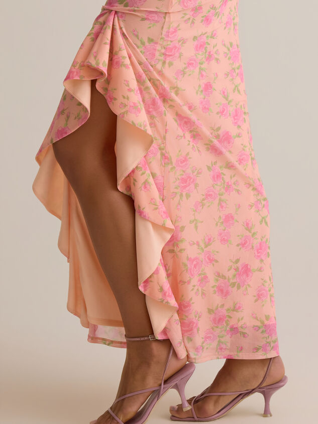 Kalista Floral Maxi Dress Detail 5 - ALTAR'D STATE KIDS