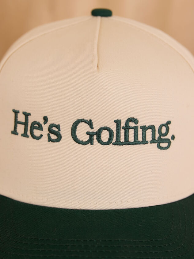 He's Golfing Trucker Hat Detail 2 - ALTAR'D STATE KIDS