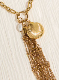 Chunky Seashell Necklace Detail 2 - ALTAR'D STATE KIDS