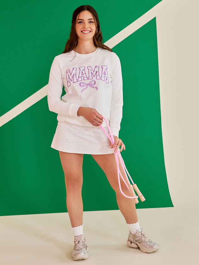 Lilly Bow Mama Sweatshirt Detail 2 - ALTAR'D STATE KIDS