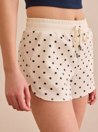Supersoft Polka Dot Lounge Shorts Detail 3 - ALTAR'D STATE KIDS