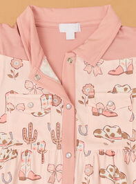 Boots and Bows Dress Detail 3 - AS Kids