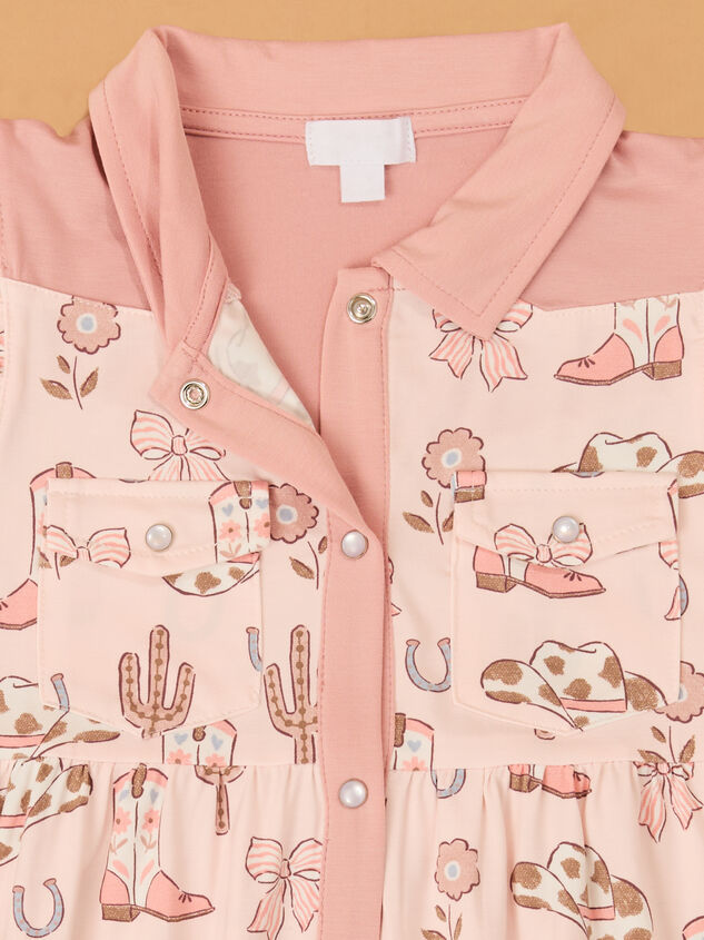 Boots and Bows Dress Detail 3 - AS Kids