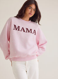Penelope Polka Dot Mama Sweatshirt Detail 3 - AS Kids
