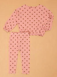 Louise Long Sleeve and Pant Dot Set - AS Kids
