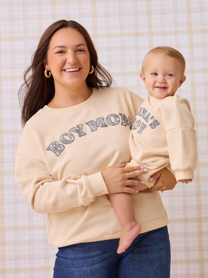 Boy Mom Camo Sweatshirt - AS Kids