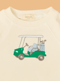 Gabe Golf Cart Embroidered Baby Sweatshirt Detail 3 - ALTAR'D STATE KIDS