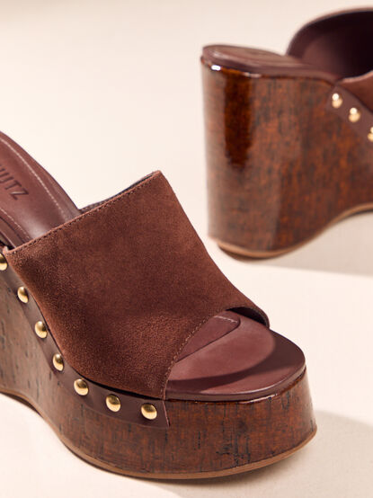 Dalle Suede Wedges by Schutz - AS Kids
