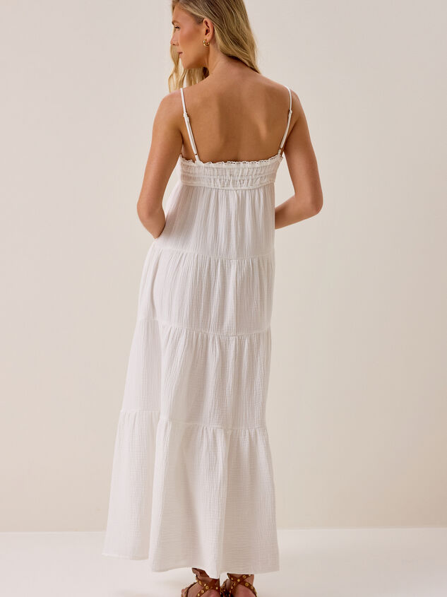 Elle Tiered Babydoll Dress Detail 5 - AS Kids