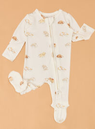 Puppy Snuggle Club Footie Detail 2 - AS Kids