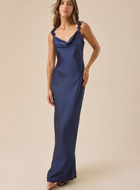 Scarlett Satin Maxi Dress Detail 7 - ALTAR'D STATE KIDS