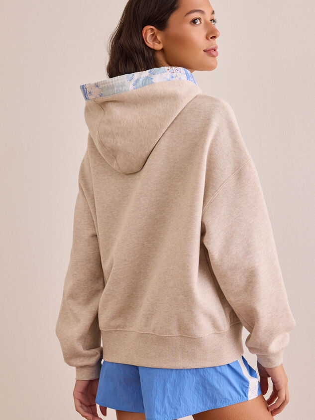 Recovery Floral Patchwork Hoodie Detail 5 - AS Kids
