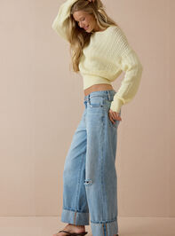 Causey Cable Knit Sweater Detail 4 - AS Kids