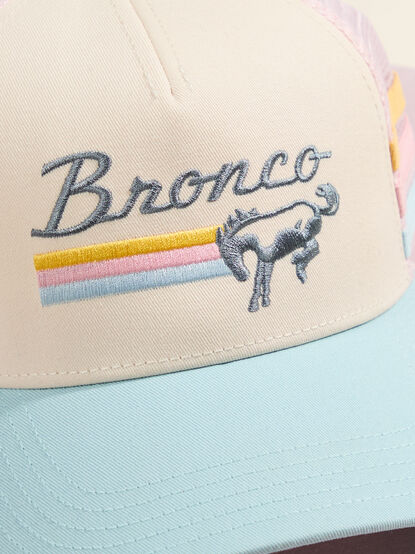 Striped Bronco Trucker Hat - ALTAR'D STATE KIDS
