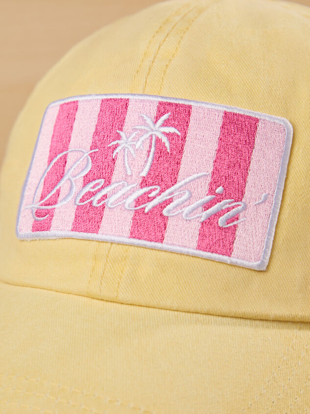 Beachin Patch Baseball Hat Detail 2 - ALTAR'D STATE KIDS