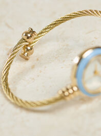 Cuff Enamel Round Watch Detail 3 - AS Kids