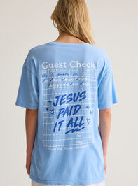 Jesus Paid It All Graphic Tee Detail 3 - AS Kids