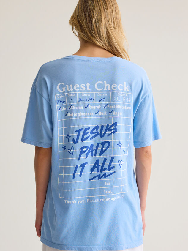 Jesus Paid It All Graphic Tee Detail 3 - AS Kids
