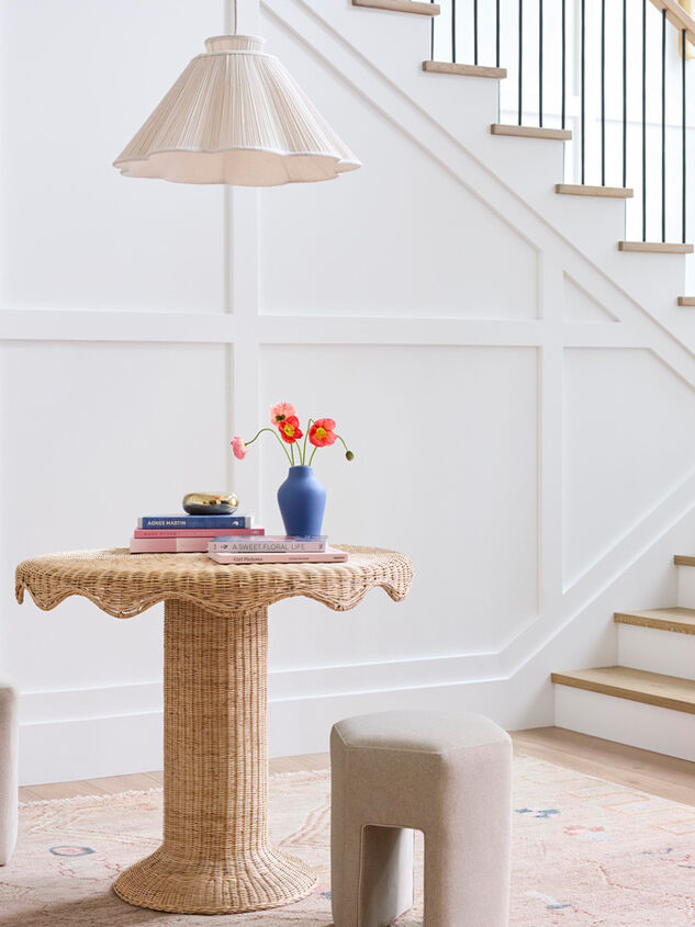 Fennel Upholstered Stool Detail 2 - ALTAR'D STATE KIDS