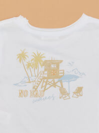 No Bad Waves Tee Detail 2 - ALTAR'D STATE KIDS
