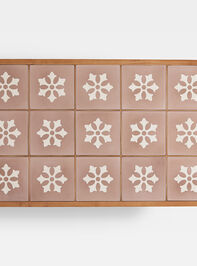 Audrey Wood Coffee Table Pink and Cream Detail 6 - ALTAR'D STATE KIDS