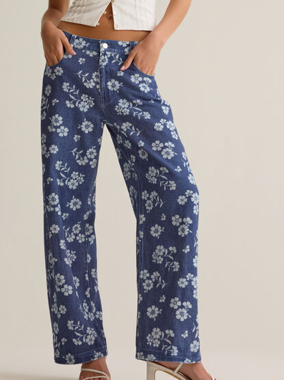 Carrie Floral Boyfriend Jean - AS Kids